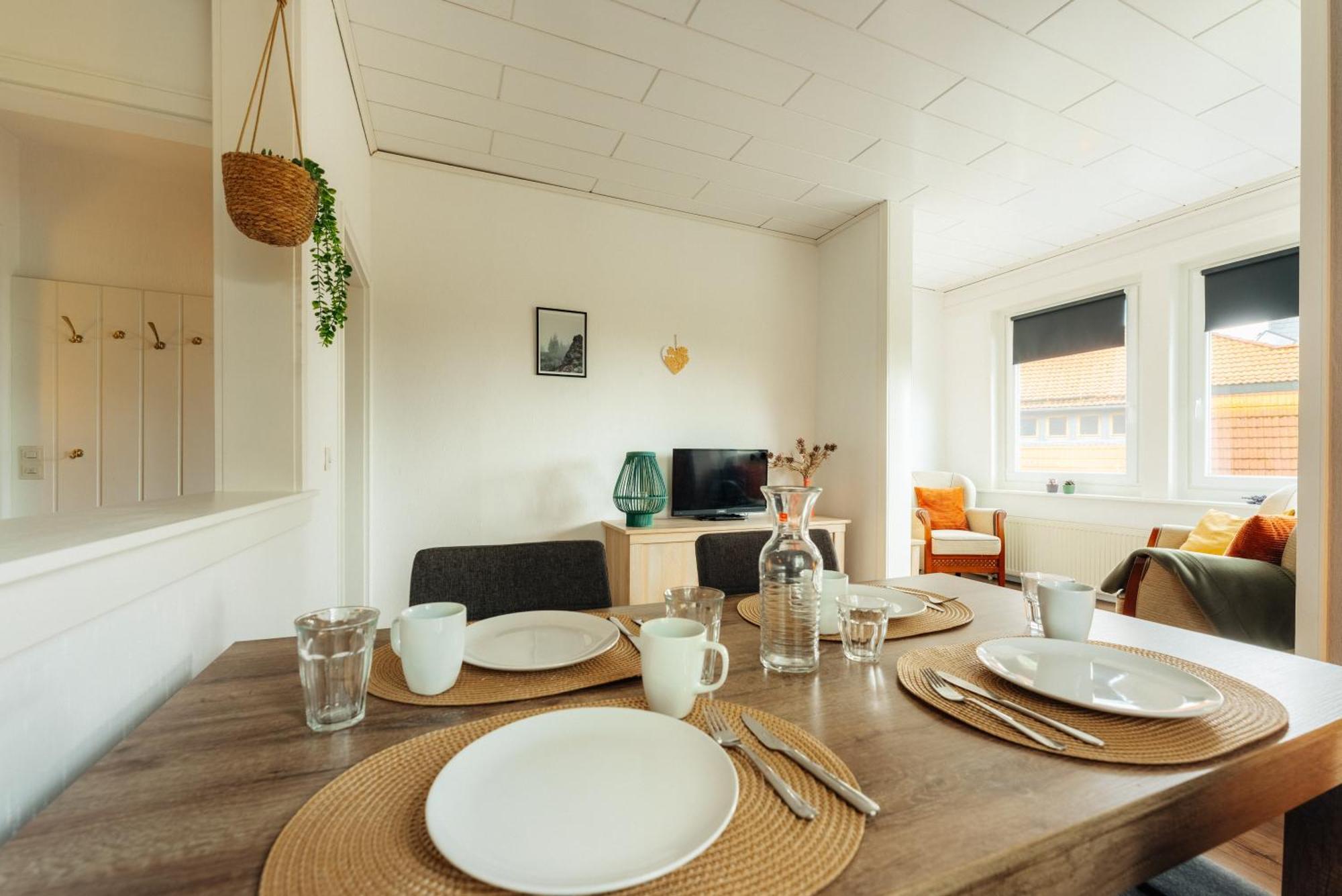 Lejlighed Haus Sonneck - Apartmenthaus - Sonnenterrasse Mit Grill - 1-8 Personen - Ruhige Lage Mit Blick Ueber Braunlage
